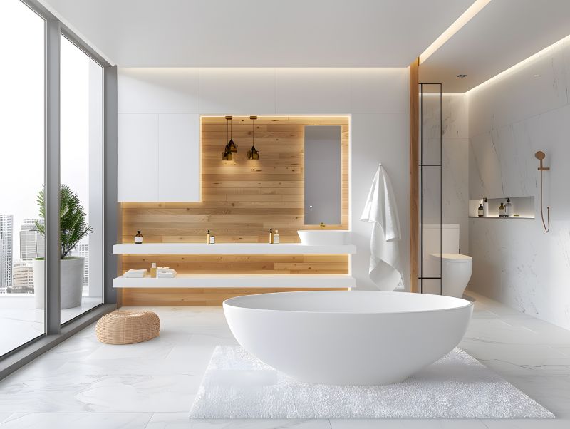 Spa-Inspired Freestanding Tub